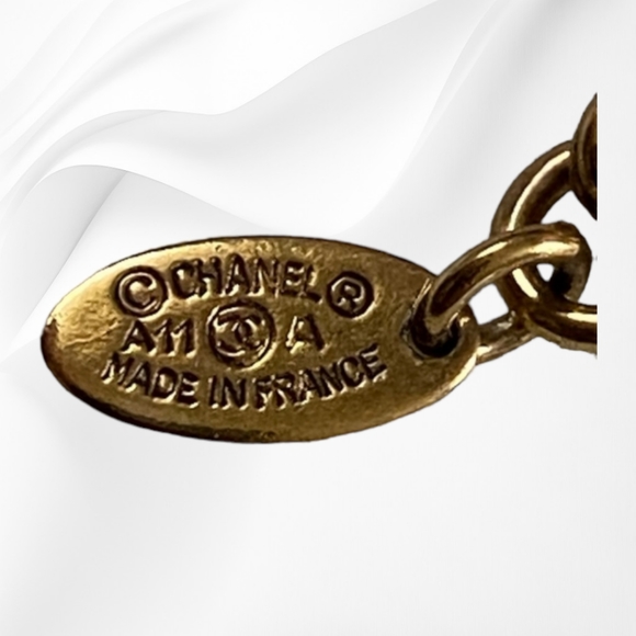 CHANEL | 2011 Fall 24k Gold Plated CC Charm Bracelet - Picture 8 of 11